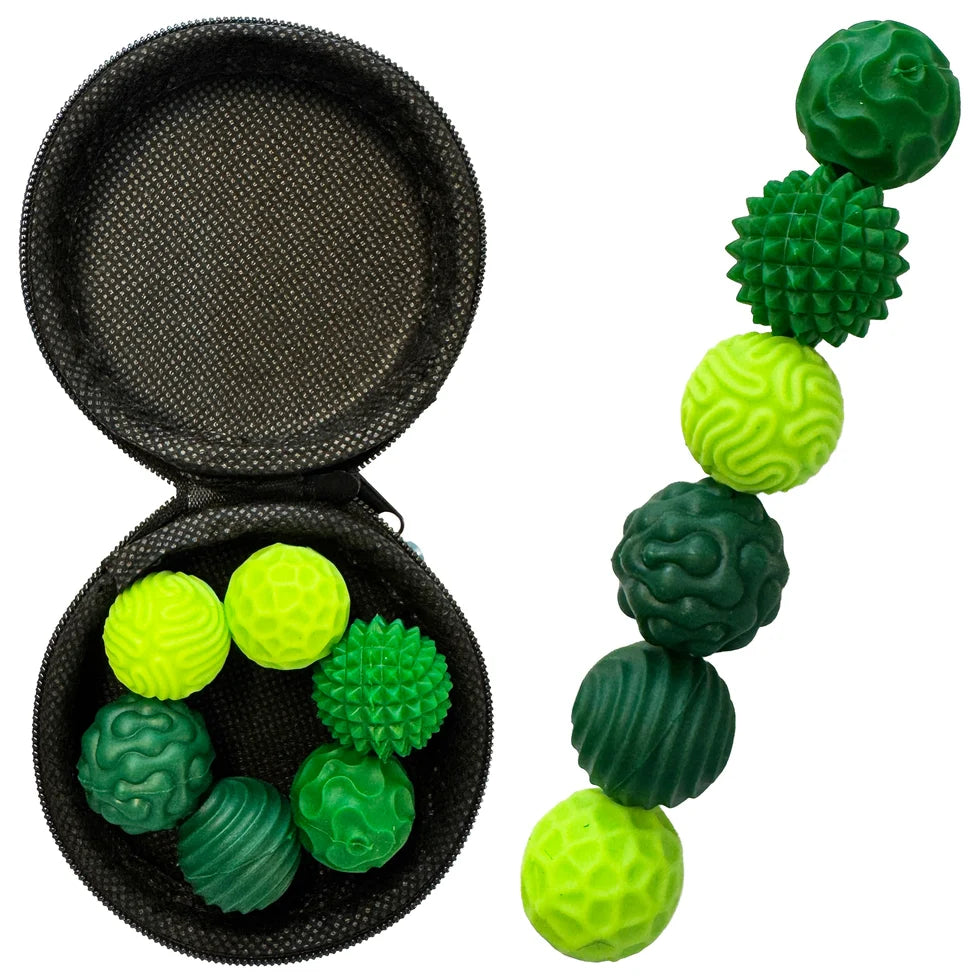 FidgNetics – Magnetisches Fidget Toy mit 6 Strukturen & Etui