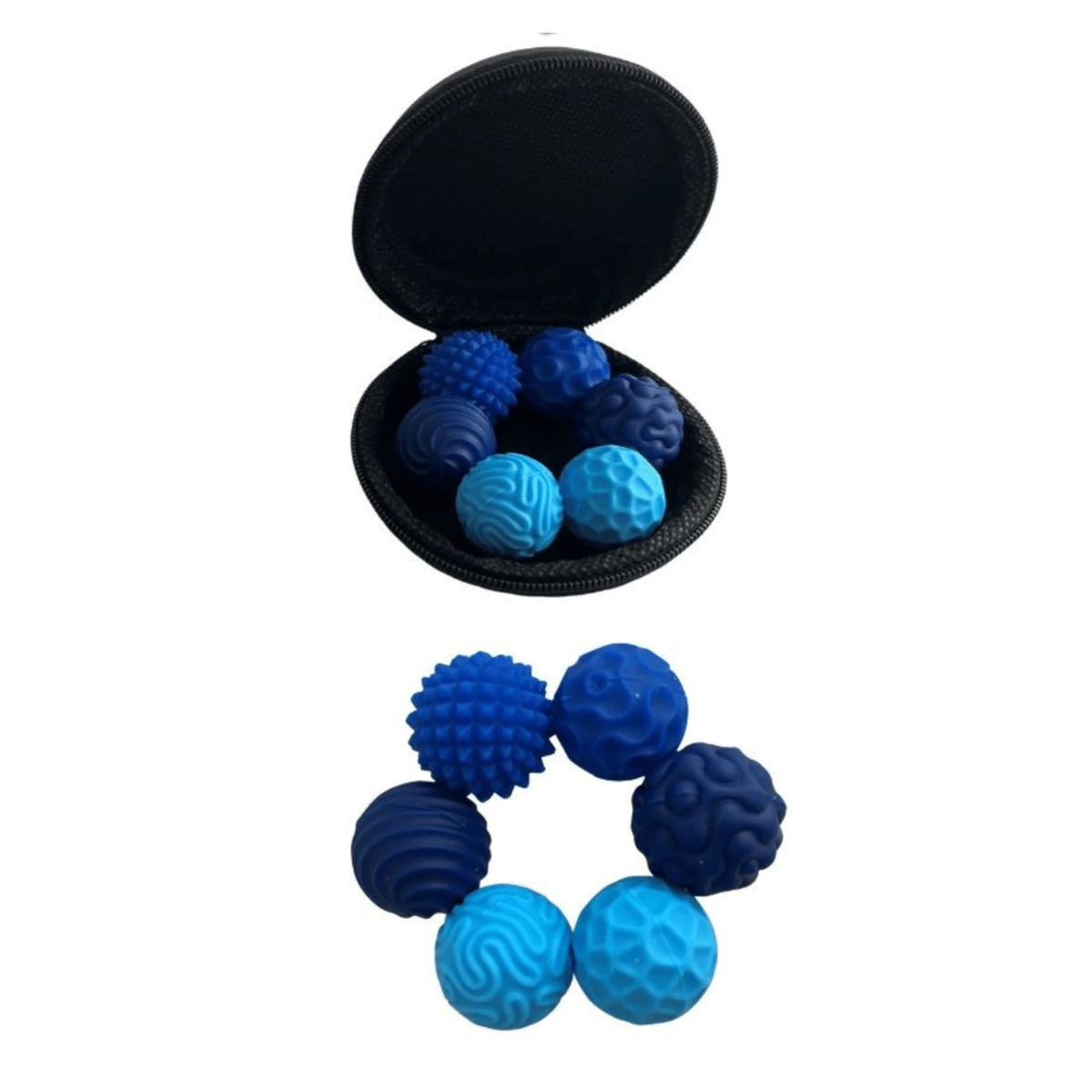 FidgNetics – Magnetisches Fidget Toy mit 6 Strukturen & Etui