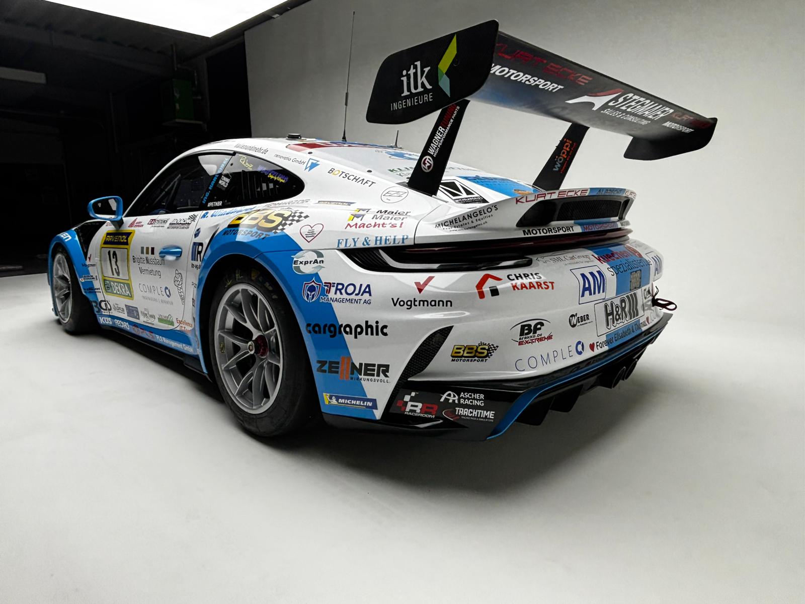 Wöppi.de sponsort Startnummer 13 beim 24‑Stunden‑Rennen auf dem Nürburgring